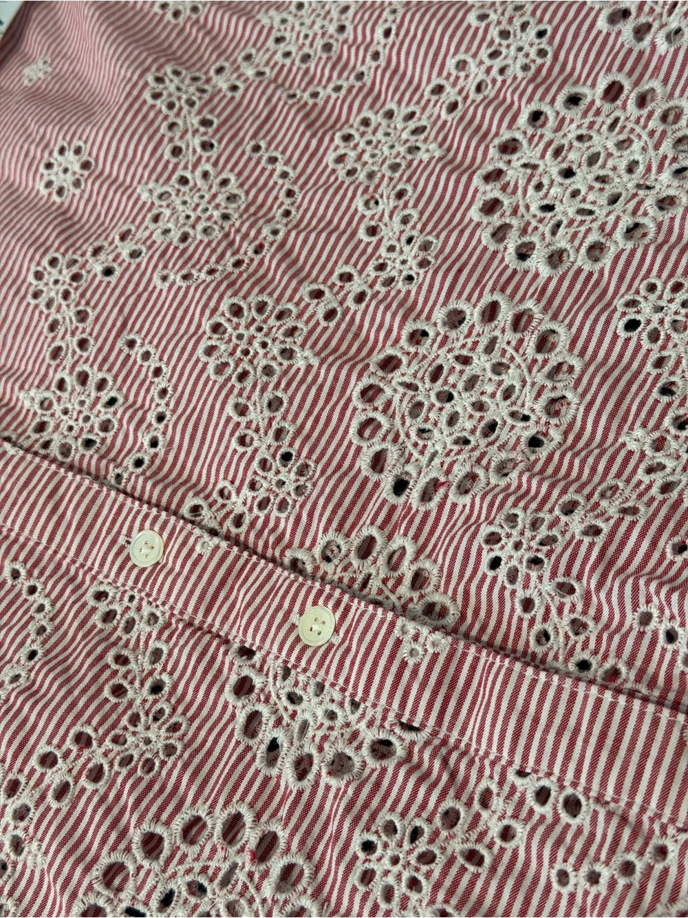 Sundance Rory Eyelet Button-Front Top PL - Picture 6 of 12